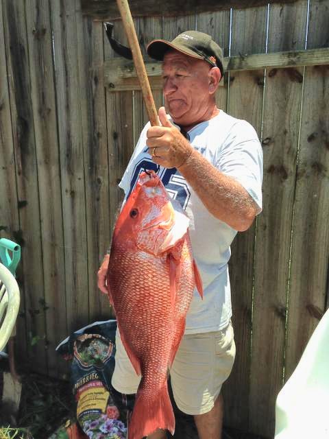 Snapper caught on Fishstick Charters
